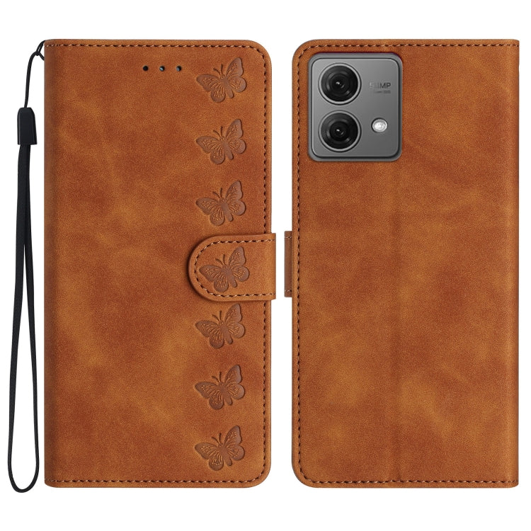 Seven Butterflies Embossed Leather Phone Case, Series 5 My Store