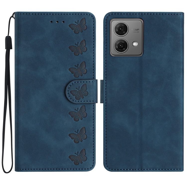 Seven Butterflies Embossed Leather Phone Case, Series 5 My Store