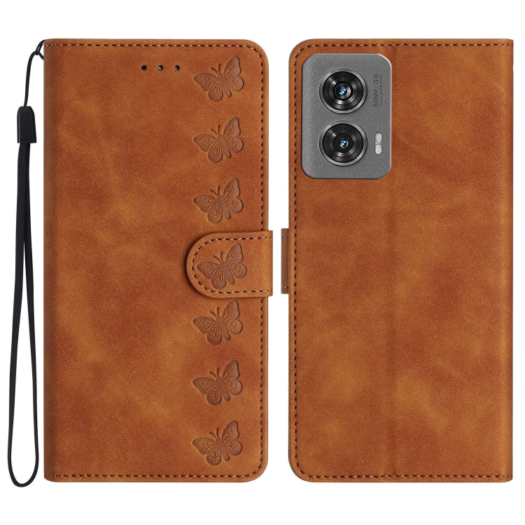 Seven Butterflies Embossed Leather Phone Case, Series 1 My Store