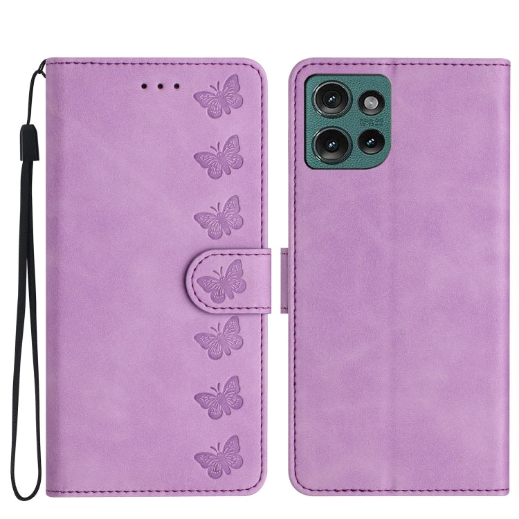 Seven Butterflies Embossed Leather Phone Case, Series 6 My Store