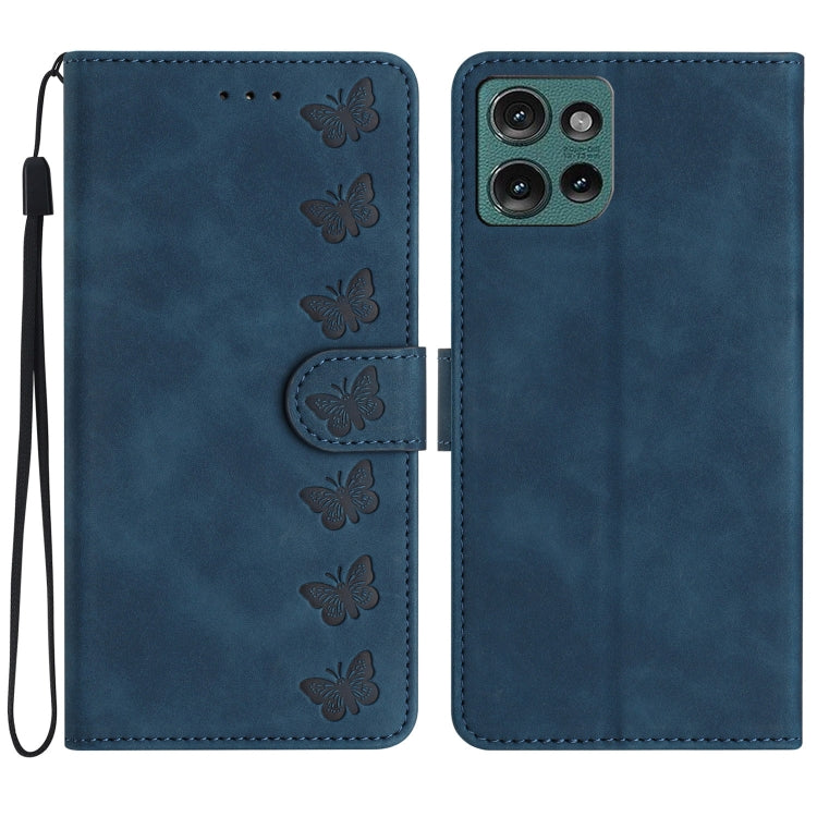 Seven Butterflies Embossed Leather Phone Case, Series 6 My Store