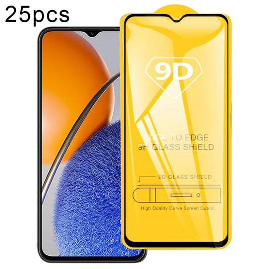 25pcs 9D Full Glue Screen Tempered Glass Film