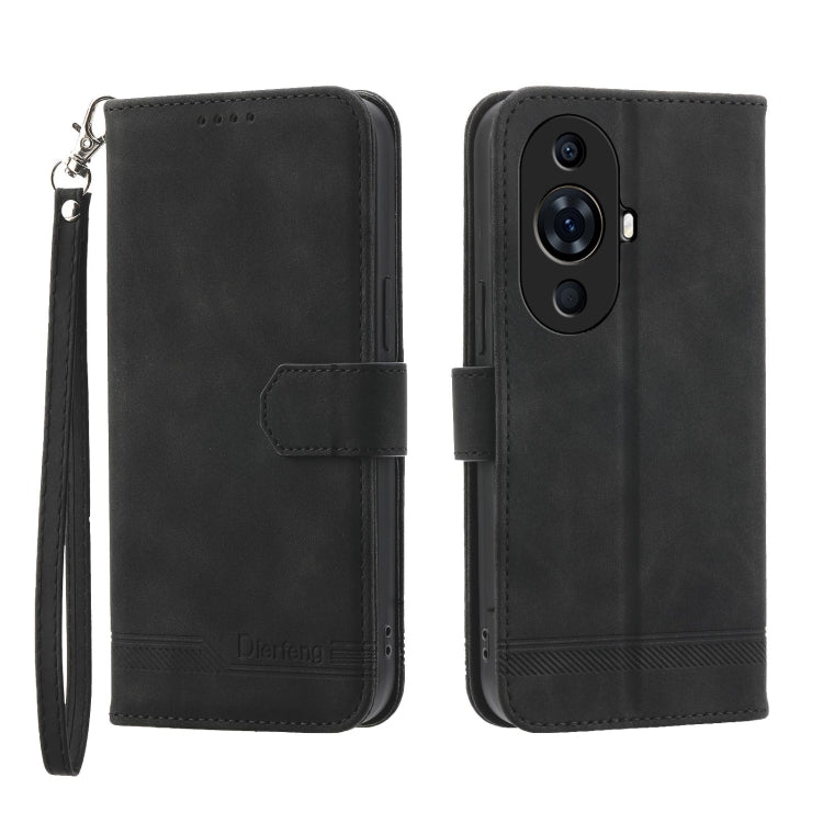 Dierfeng Dream Line TPU + PU Leather Phone Case