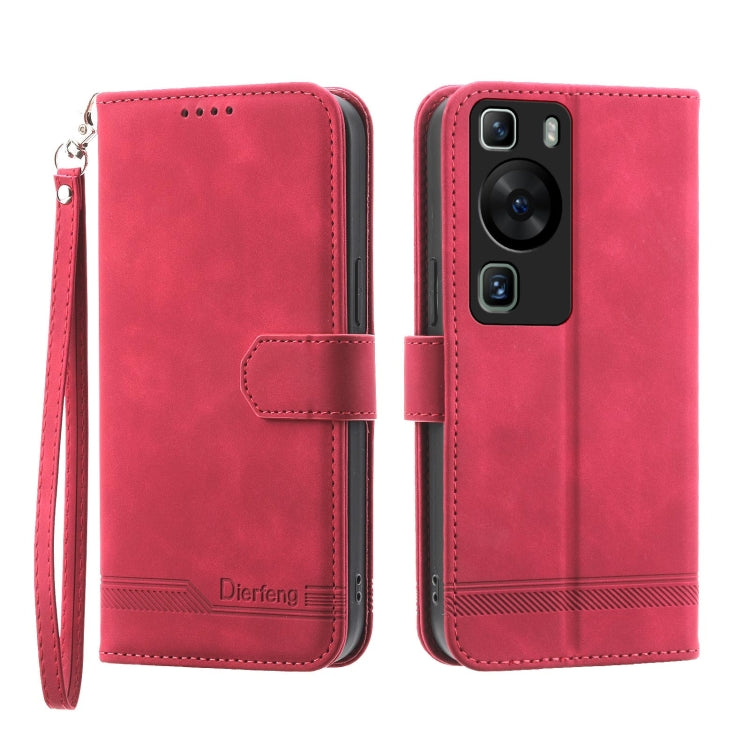 Dierfeng Dream Line TPU + PU Leather Phone Case