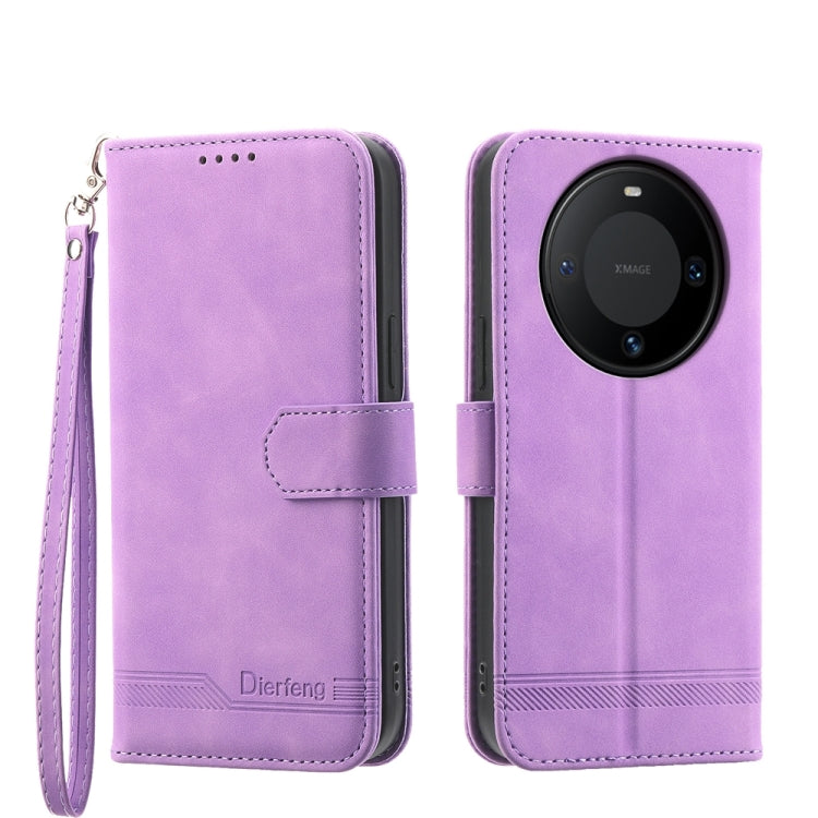 Dierfeng Dream Line TPU + PU Leather Phone Case