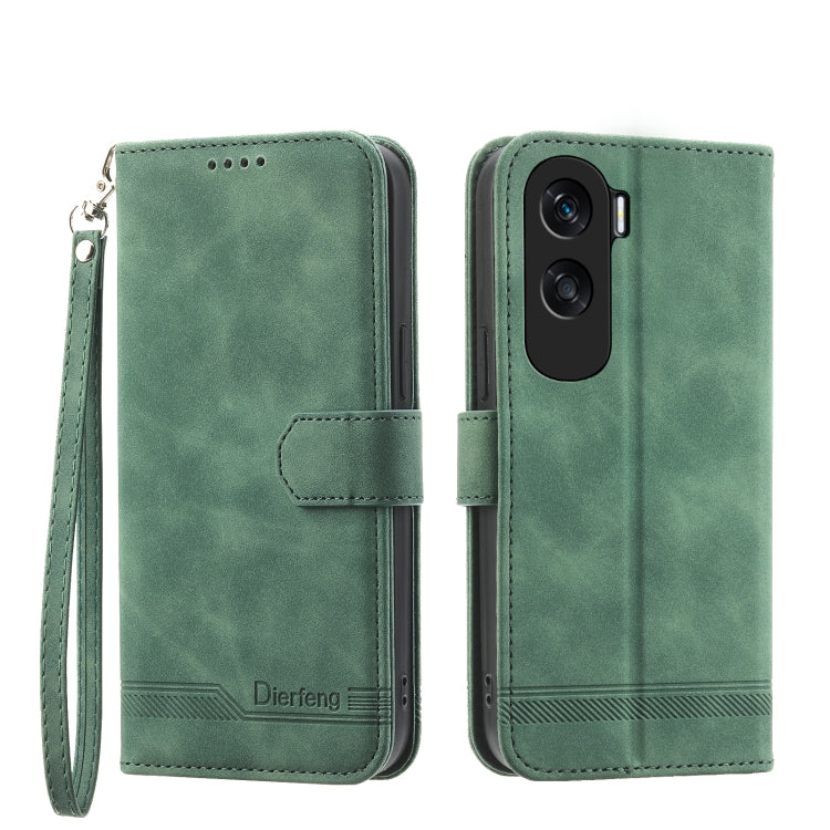 Dierfeng Dream Line TPU + PU Leather Phone Case, Series 2