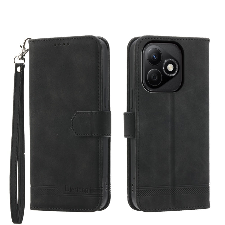 Dierfeng Dream Line TPU + PU Leather Phone Case, Series 3