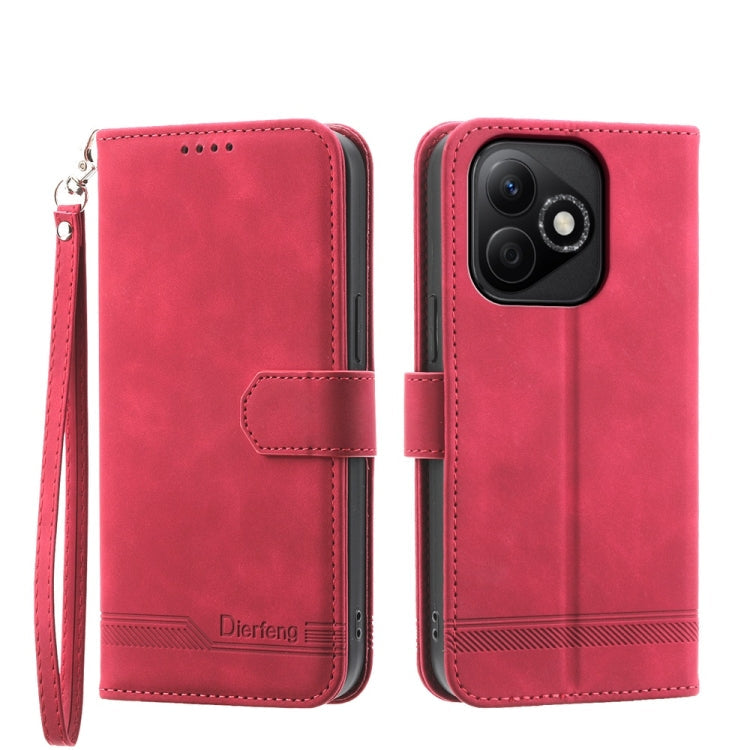 Dierfeng Dream Line TPU + PU Leather Phone Case, Series 3