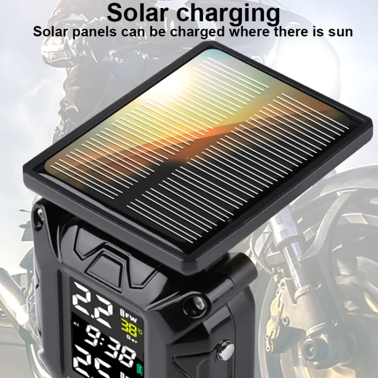 M9 Color Screen Motorcycle Solar Wireless Tire Pressure Monitor