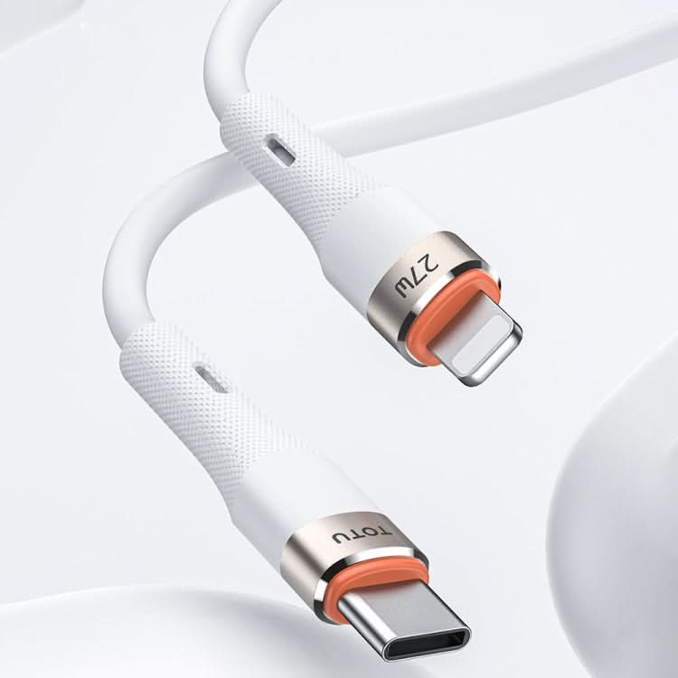 TOTU CB-2 Series USB-C / Type-C to 8 Pin Aluminum Alloy Skin Feel Charging Data Cable