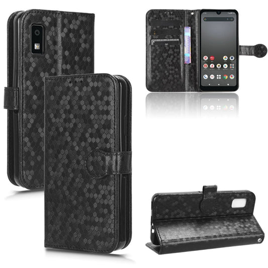 Honeycomb Dot Texture Leather Phone Case My Store