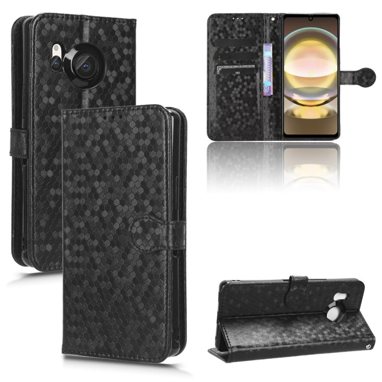 Honeycomb Dot Texture Leather Phone Case My Store