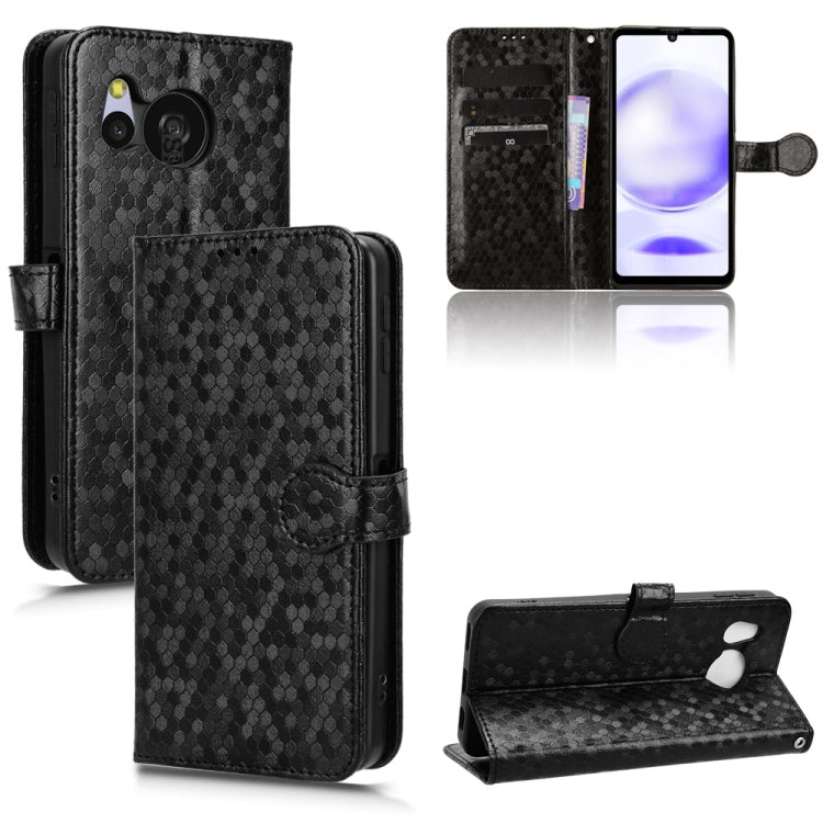 Honeycomb Dot Texture Leather Phone Case My Store