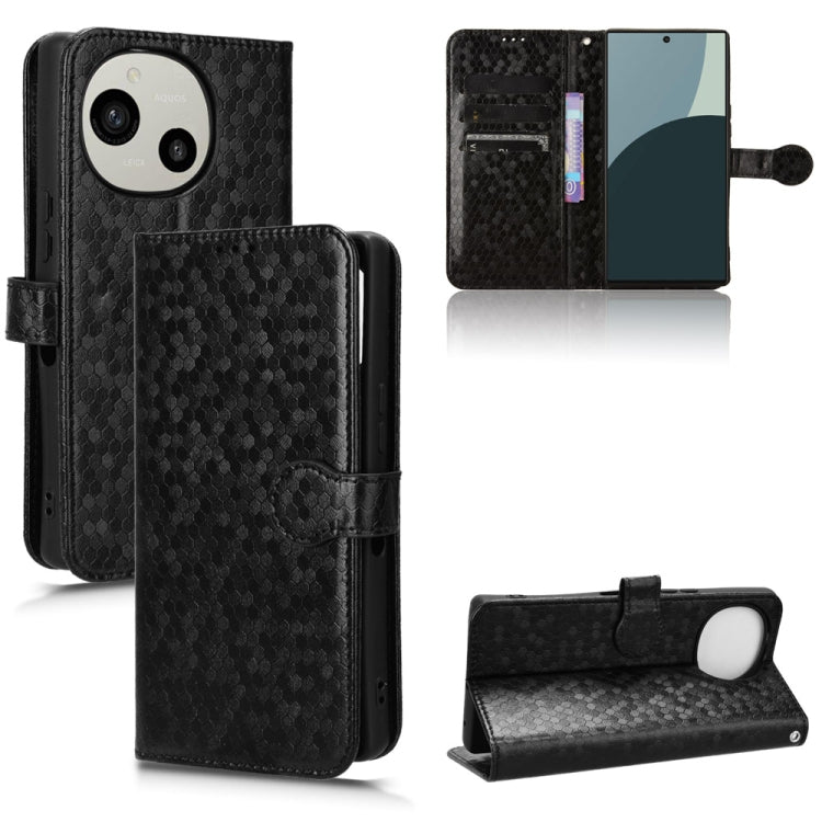 Honeycomb Dot Texture Leather Phone Case My Store