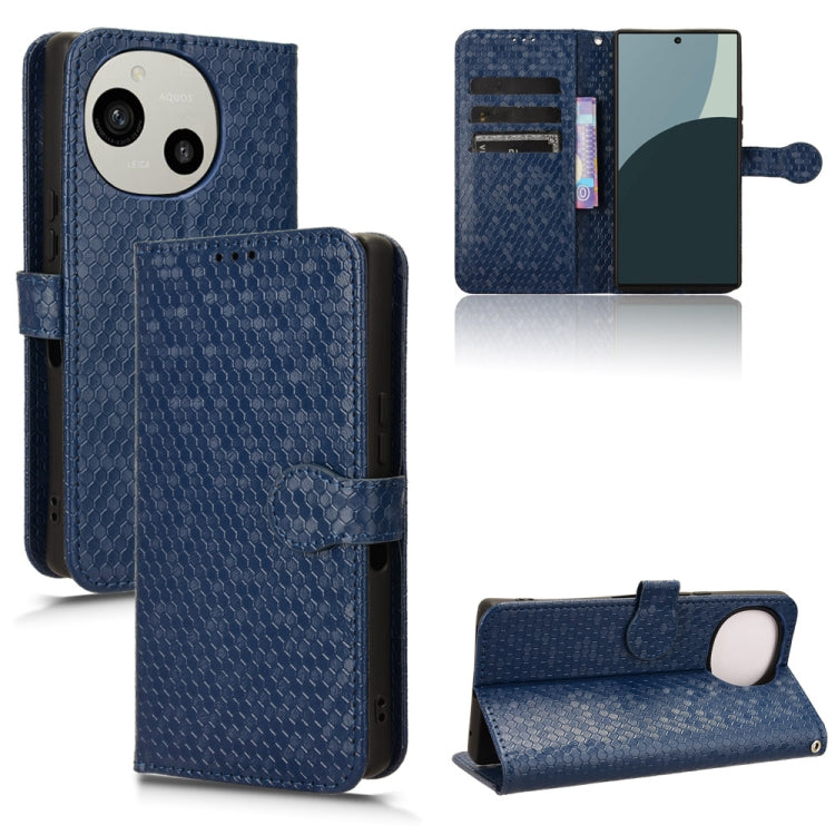 Honeycomb Dot Texture Leather Phone Case My Store