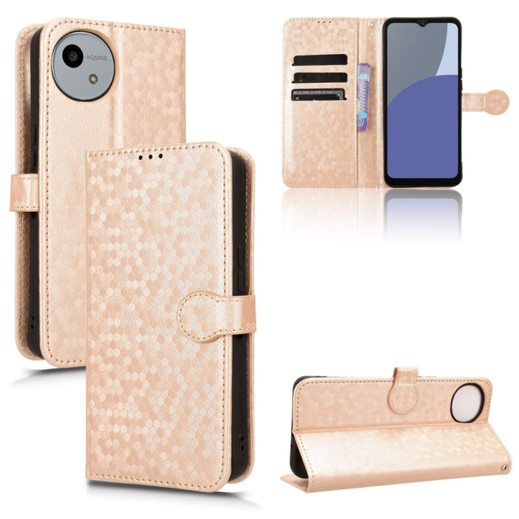 Honeycomb Dot Texture Leather Phone Case My Store