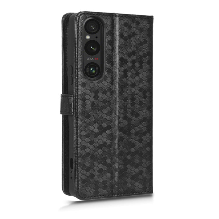 Honeycomb Dot Texture Leather Phone Case My Store