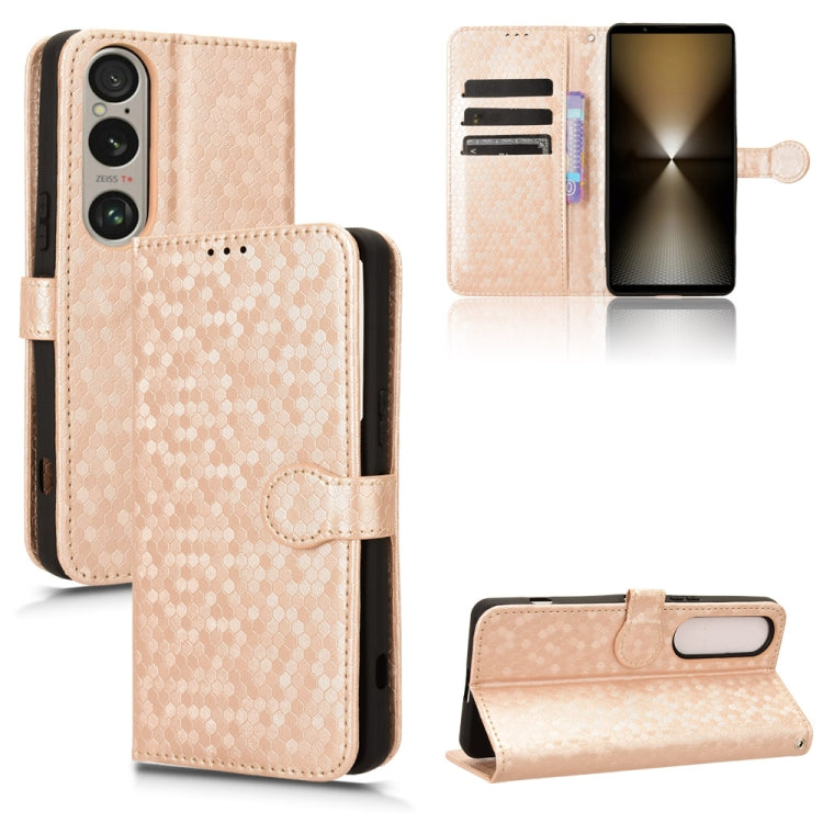 Honeycomb Dot Texture Leather Phone Case My Store