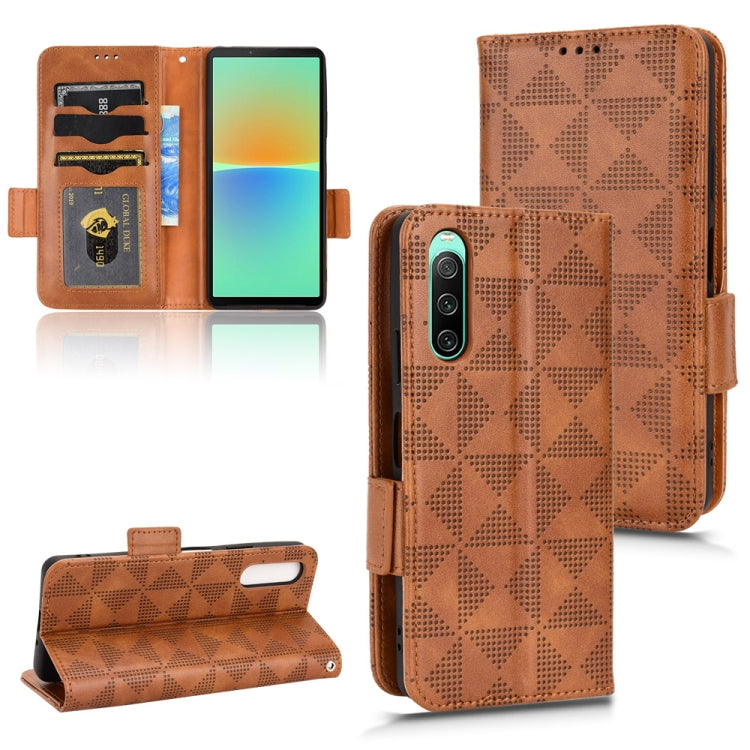 Symmetrical Triangle Pattern Leather Phone Case My Store