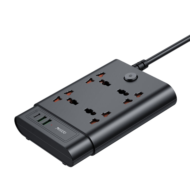 Yesido MC-11 4 Plugs + PD 20W+2 QC3.0 Ports 2650W Multi-functional High Power Socket