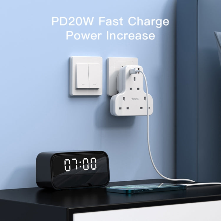 Yesido MC-15 PD+QC 3.0 3250W Home High Power Fast Charging Socket