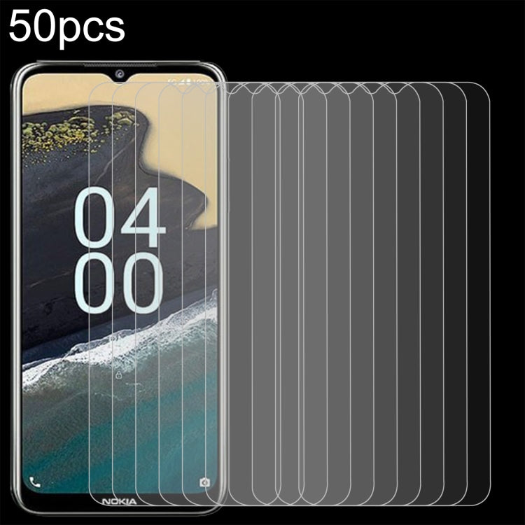 50pcs 0.26mm 9H 2.5D Tempered Glass Film