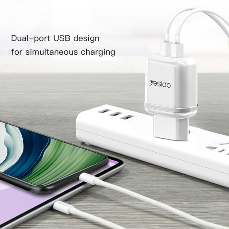 Yesido YC-26 USB Dual Ports Travel Charger