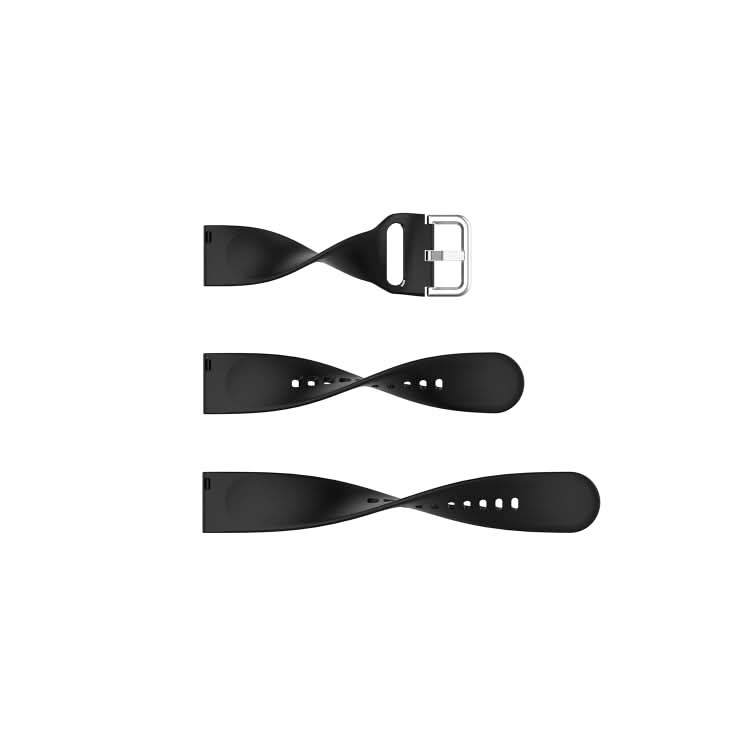 22mm Universal Silver Buckle Silicone Replacement Wrist Strap-Reluova