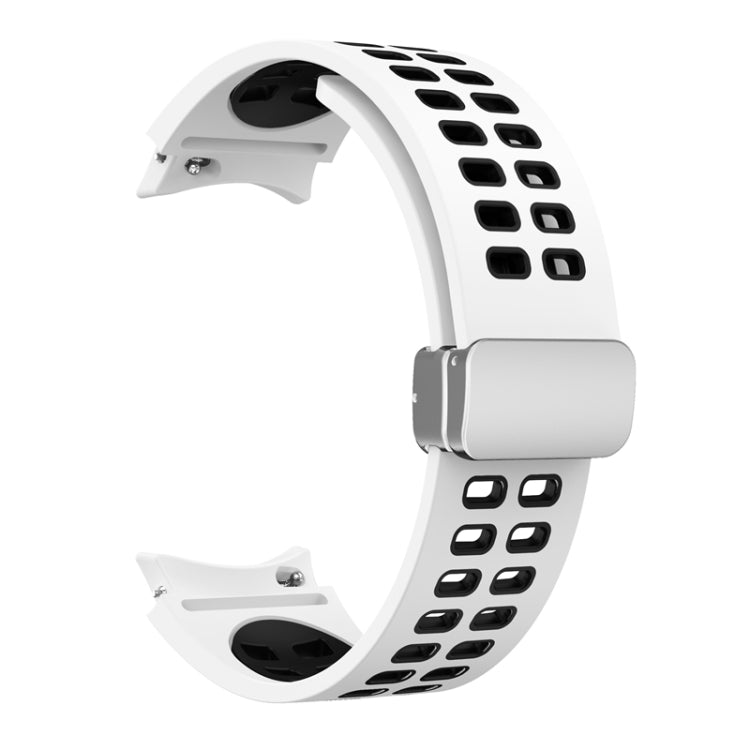 Double-row Hole Folding Buckle Silicone Watch Band