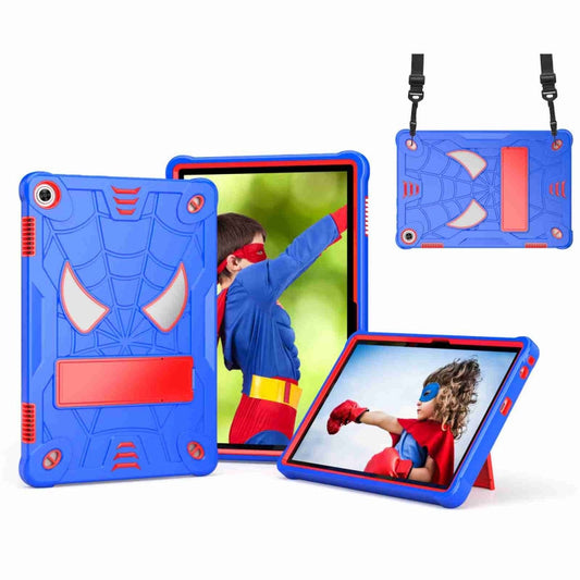 Spider Texture Silicone Hybrid PC Tablet Case with Shoulder Strap