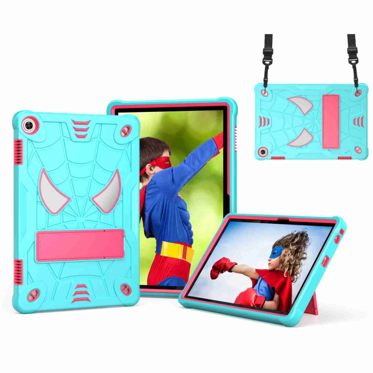 Spider Texture Silicone Hybrid PC Tablet Case with Shoulder Strap