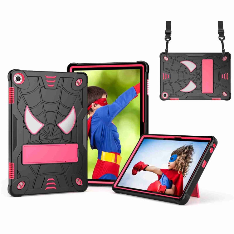 Spider Texture Silicone Hybrid PC Tablet Case with Shoulder Strap My Store