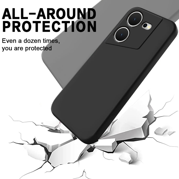 Pure Color Liquid Silicone Shockproof Phone Case