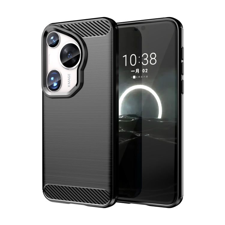 Brushed Texture Carbon Fiber TPU Phone Case, Series 1 My Store