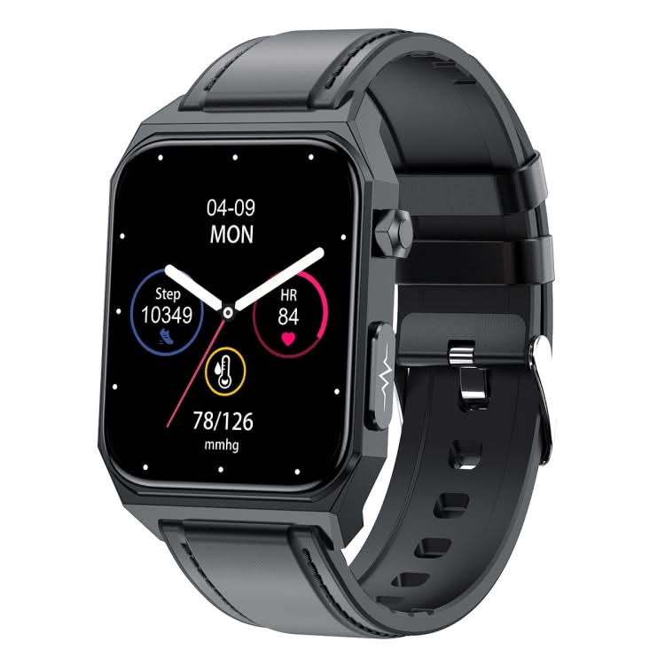 E530 1.91 inch IP68 Waterproof Leather Band Smart Watch Supports ECG / Non-invasive Blood Sugar