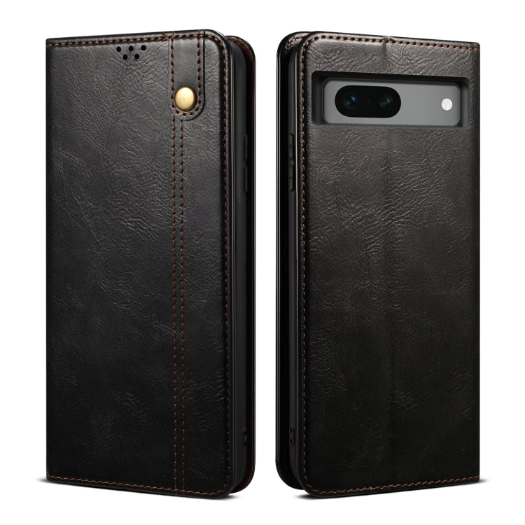 Oil Wax Crazy Horse Texture Leather Phone Case My Store