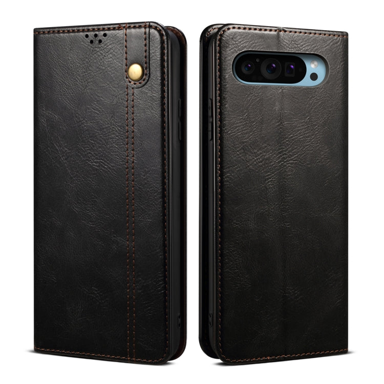 Oil Wax Crazy Horse Texture Leather Phone Case My Store