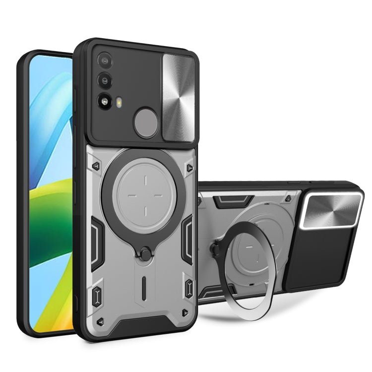 CD Texture Sliding Camshield Magnetic Holder Phone Case, Series 4 My Store