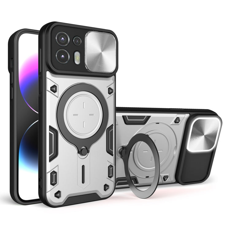 CD Texture Sliding Camshield Magnetic Holder Phone Case, Series 4 My Store