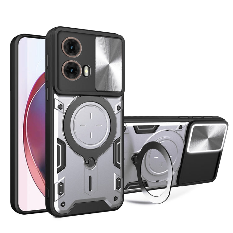 CD Texture Sliding Camshield Magnetic Holder Phone Case, Series 1 My Store