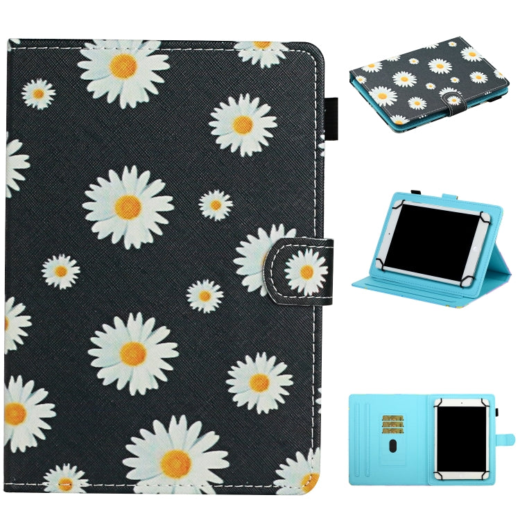 Flower Pattern Horizontal Flip Leather Case with Card Slots & Holder My Store