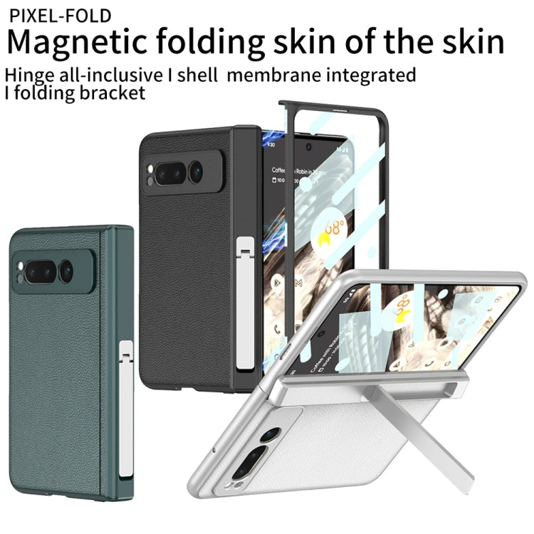 GKK Integrated Fold Hinge Leather Phone Case with Holder My Store