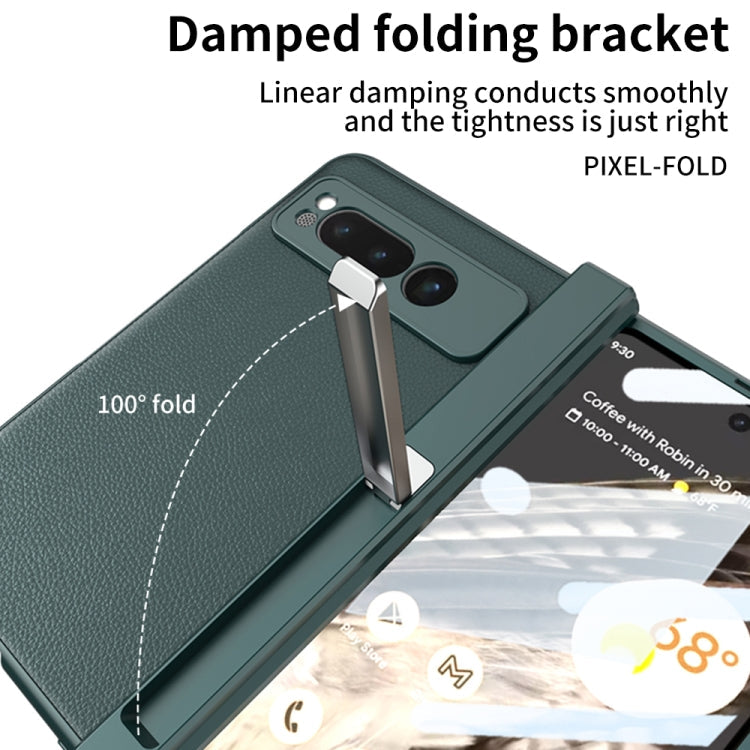 GKK Integrated Fold Hinge Leather Phone Case with Holder My Store