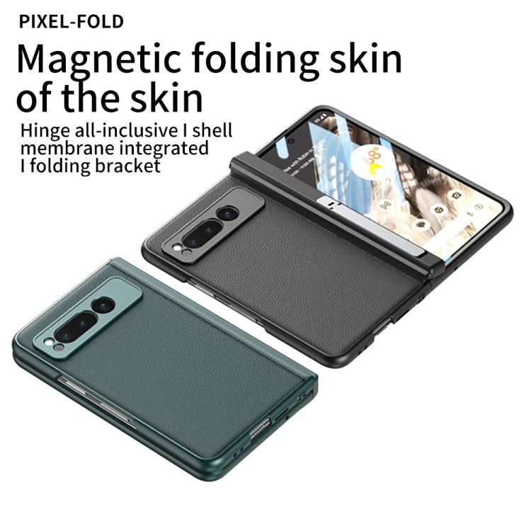 GKK Integrated Fold Hinge Leather Phone Case with Holder My Store