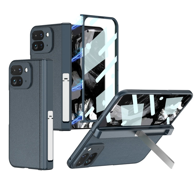 GKK Integrated Fold Hinge Leather Phone Case with Holder My Store