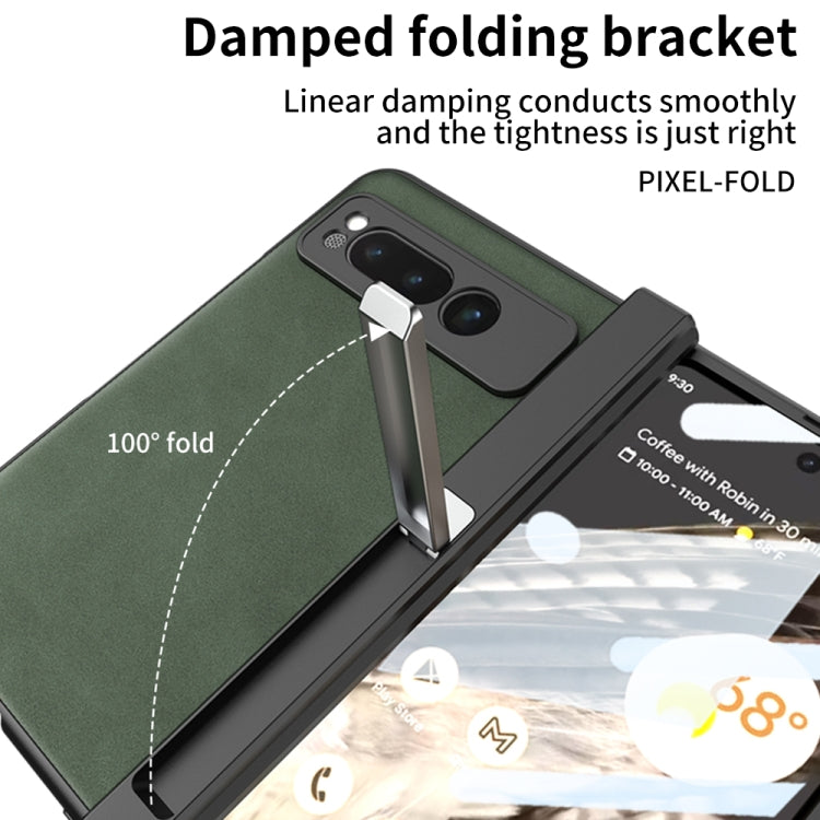 GKK Integrated Frosted Fold Hinge Leather Phone Case with Holder My Store