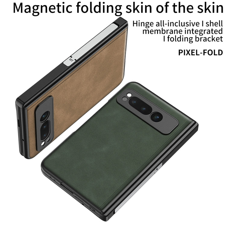 GKK Integrated Frosted Fold Hinge Leather Phone Case with Holder My Store