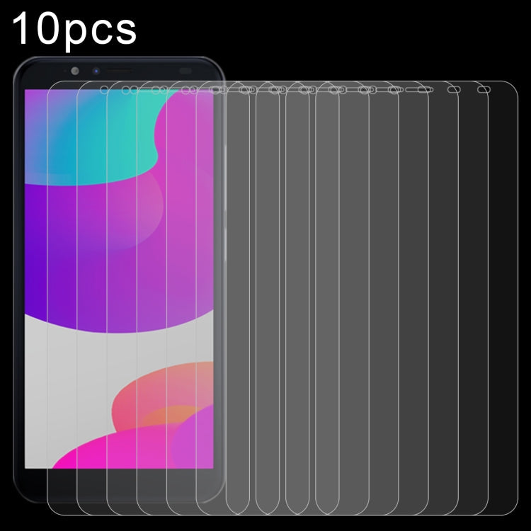 10pcs 0.26mm 9H 2.5D Tempered Glass Film