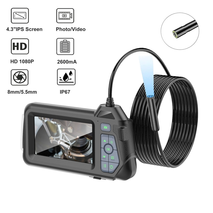 M60 4.3 inch Single Camera with Screen Endoscope