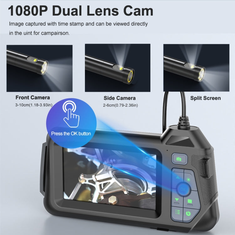 M60 4.3 inch Dual Camera with Screen Endoscope